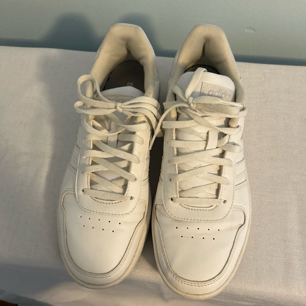 Adidas White Classic Sneakers Minimalist Design